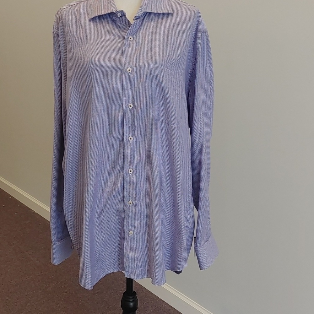 Peter Millar Mens Button Down Collared Long Sleeve Career Shirt